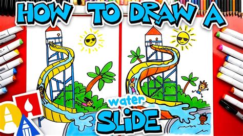 How To Draw A Waterslide YouTube