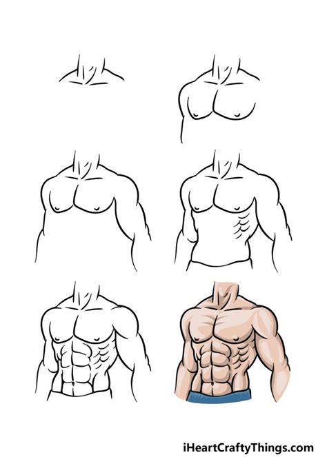 How To Draw Abs A Step by Step GuideKHOA