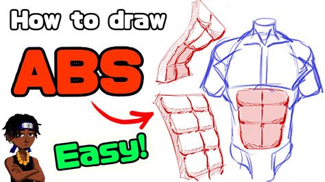 How To Draw Abs Anime Easy This tutorial shows the sketching and