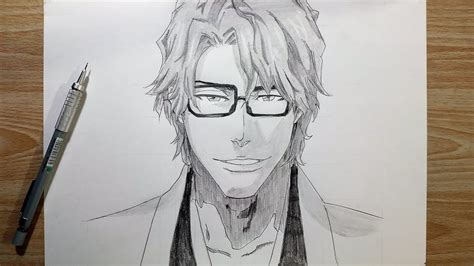 How To Draw Aizen Bleach Step By Step YouTube