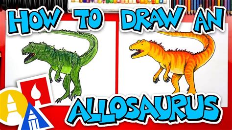 How To Draw An Allosaurus + ARTIST SPOTLIGHT! YouTube