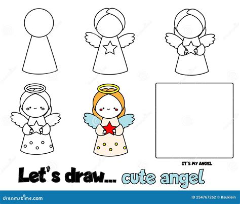 How To Draw An Angel Step By Step Angel Drawing EASY