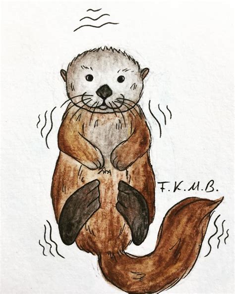 How To Draw An Otter On Its Back This tutorial shows the sketching and