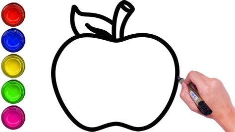 How To Draw And Apple