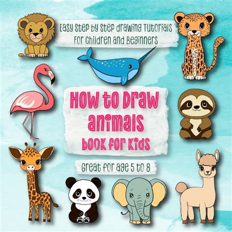 How To Draw Animals Books Step By Step Lessons of varying difficulty