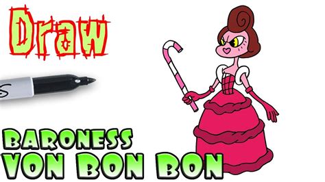 How To Draw Baroness Von Bon Bon (Cuphead character) / …