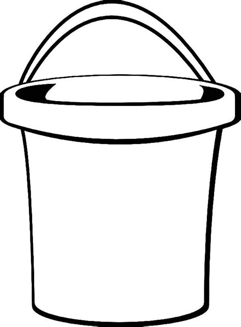 How To Draw Bucket Coloring Pages Best Place to Color