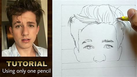 How To Draw CHARLIE PUTH Step By Step - @Black …