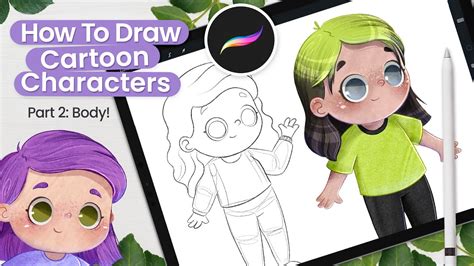 How To Draw Cartoon Characters In Procreate at How To Draw