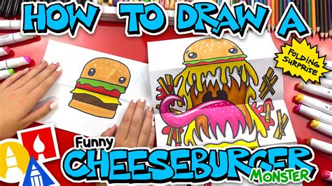 How To Draw Cheeseburger