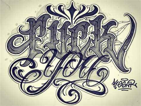 How To Draw Chicano Lettering