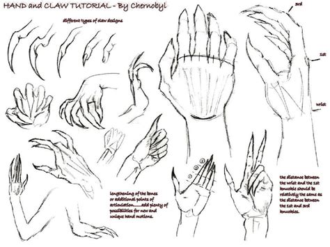 How To Draw Claw Hands