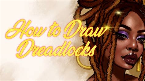 How To Draw Dreadlocks / Step by Step Tutorial YouTube Dreadlocks