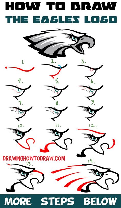 How To Draw Eagles Logo