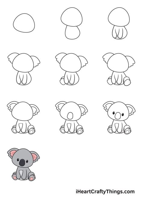 How To Draw Easy Animals Step By Step Image Guide Drawing tutorial