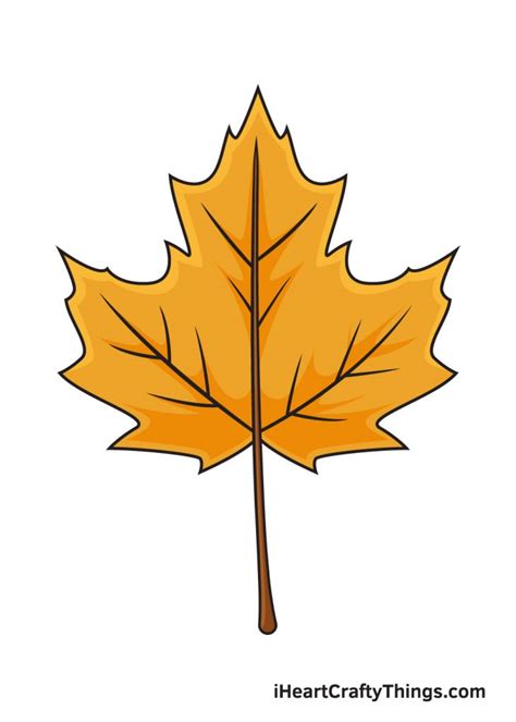 How To Draw Easy Fall Leaves