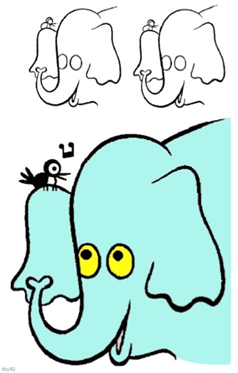 How To Draw Elephant Head - Kids Portal For Parents