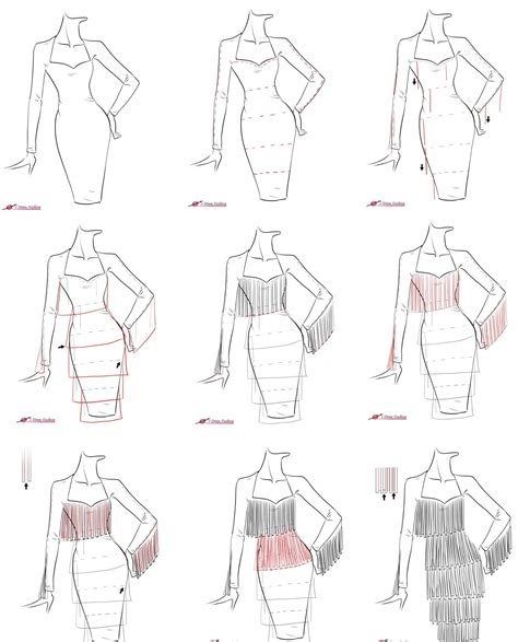 How To Draw Fashion Sketches Tutorial Sketch Drawing Idea