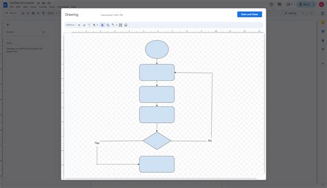 How To Draw Flowchart In Google Docs Create Info