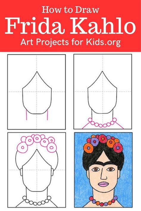 How To Draw Frida Kahlo A Step by Step Guide Frida kahlo drawing
