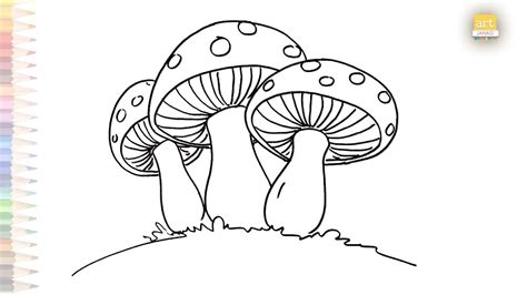 How To Draw Fungi Step By Step at Drawing Tutorials