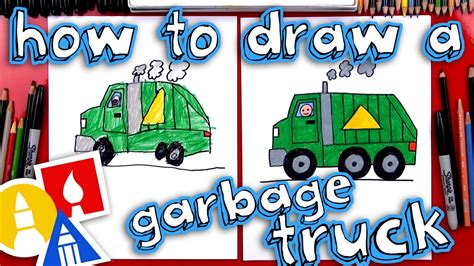 How To Draw Garbage Truck