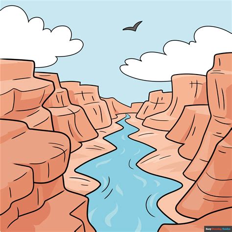 How To Draw Grand Canyon