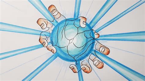 How To Draw Hands Kamehameha Tutorial YouTube