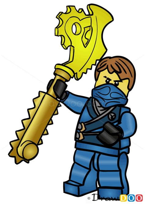 How To Draw Jay From Lego Ninjago DrawingNow vlr.eng.br