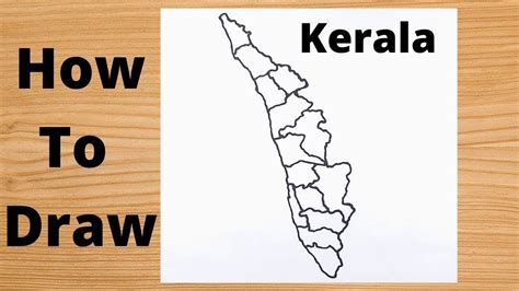 How To Draw Kerala Map - Very Easy Trick - YouTube