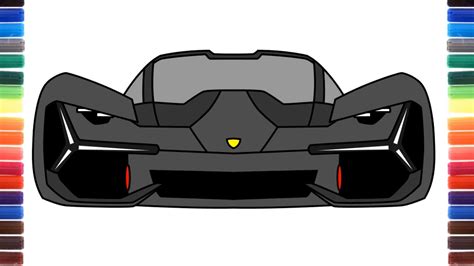 How To Draw Lamborghini Terzo