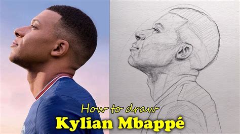 How To Draw MBAPPE Drawing Tutorial (step by step) YouTube