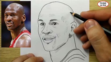 How To Draw Michael Jordan Step By Step at Drawing Tutorials