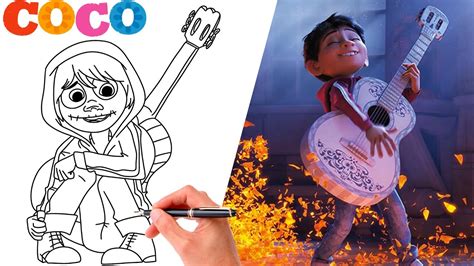 How To Draw Miguel Rivera From Coco, Coco, Step by Step, Drawing Guide
