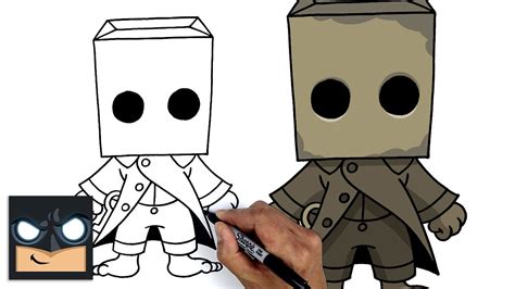 How To Draw Mono Little Nightmares Step by Step Drawing YouTube