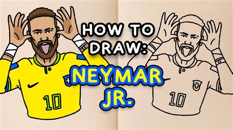How To Draw Neymar Step By Step Easy