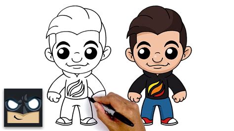 How To Draw Preston Cartooning Club Tutorial YouTube