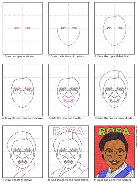 How To Draw Rosa Park