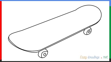 How To Draw Skateboard