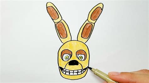 How To Draw Spring Bonnie Head