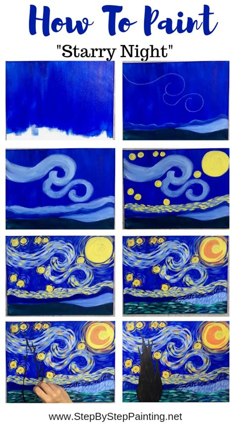 How To Draw Starry Night Step By Step at Drawing Tutorials