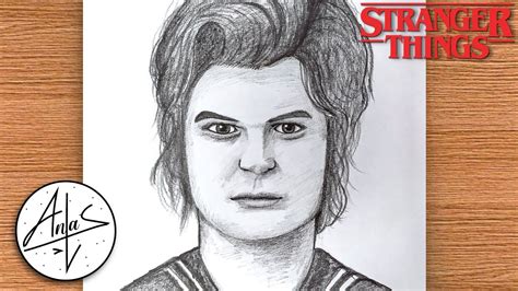 How To Draw Steve Harrington Stranger Things Drawing Tutorial Easy