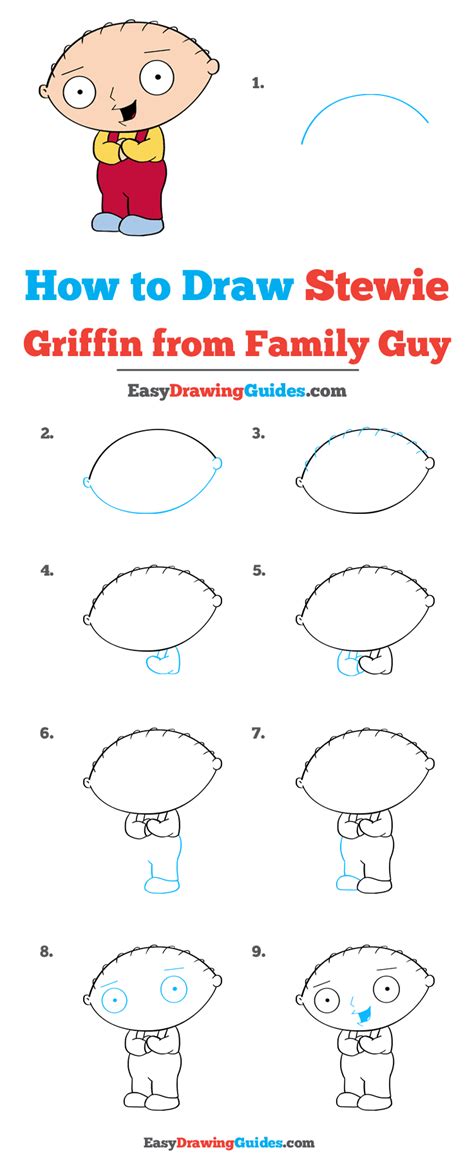 How To Draw Stewie Griffin Step By Step at Drawing Tutorials