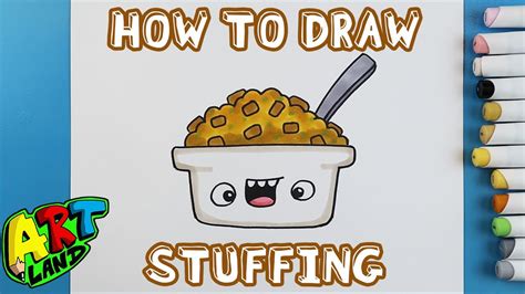 How To Draw Stuffing Easy
