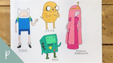 How To Draw The Adventure Time Characters