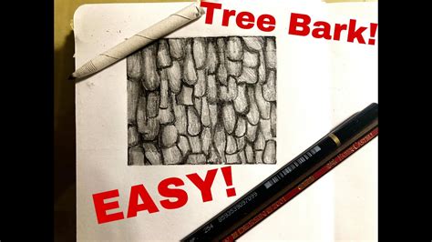 How To Draw Tree Bark YouTube