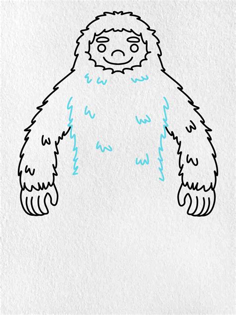 How To Draw Yeti Pictures Yeti Step by Step Drawing Lessons