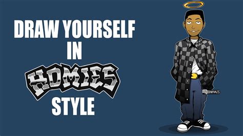 How To Draw Yourself as a Homies Character Step By Step Adobe