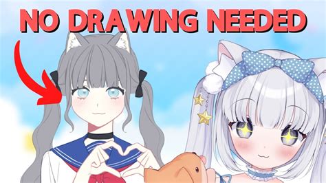 How To Draw a vTuber For Free! YouTube