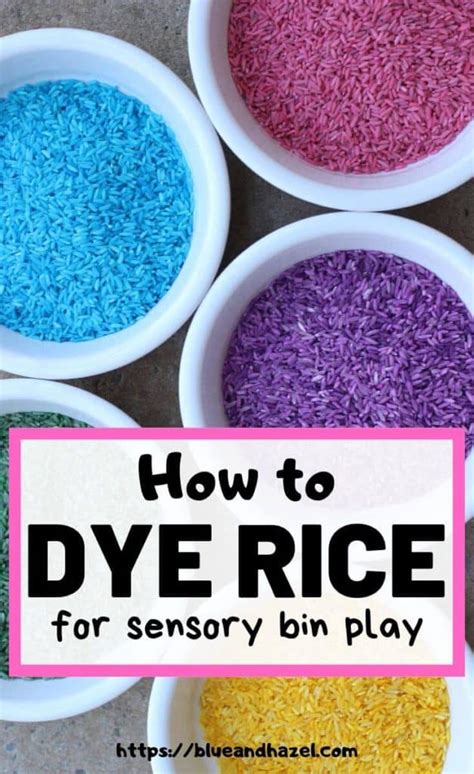How To Dye Rice With Food Coloring